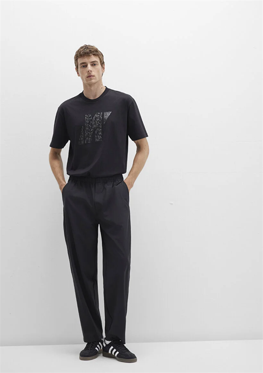 Erkek Siyah M0010457-71379 Jogger Pantolon