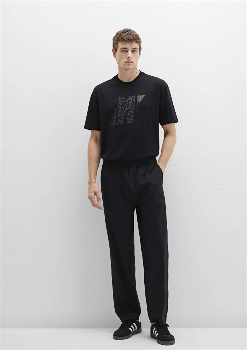 Erkek Siyah M0010457-71379 Jogger Pantolon