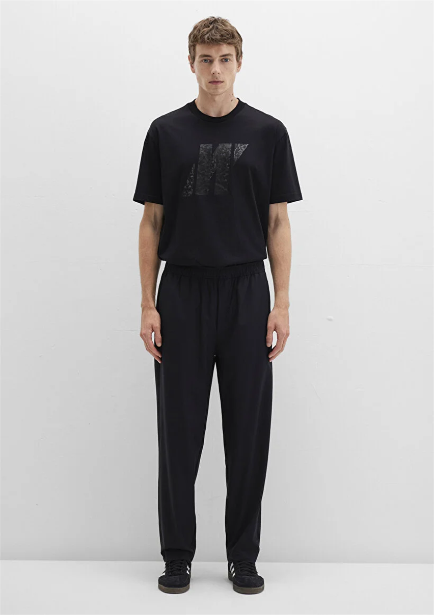 Erkek Siyah M0010457-71379 Jogger Pantolon
