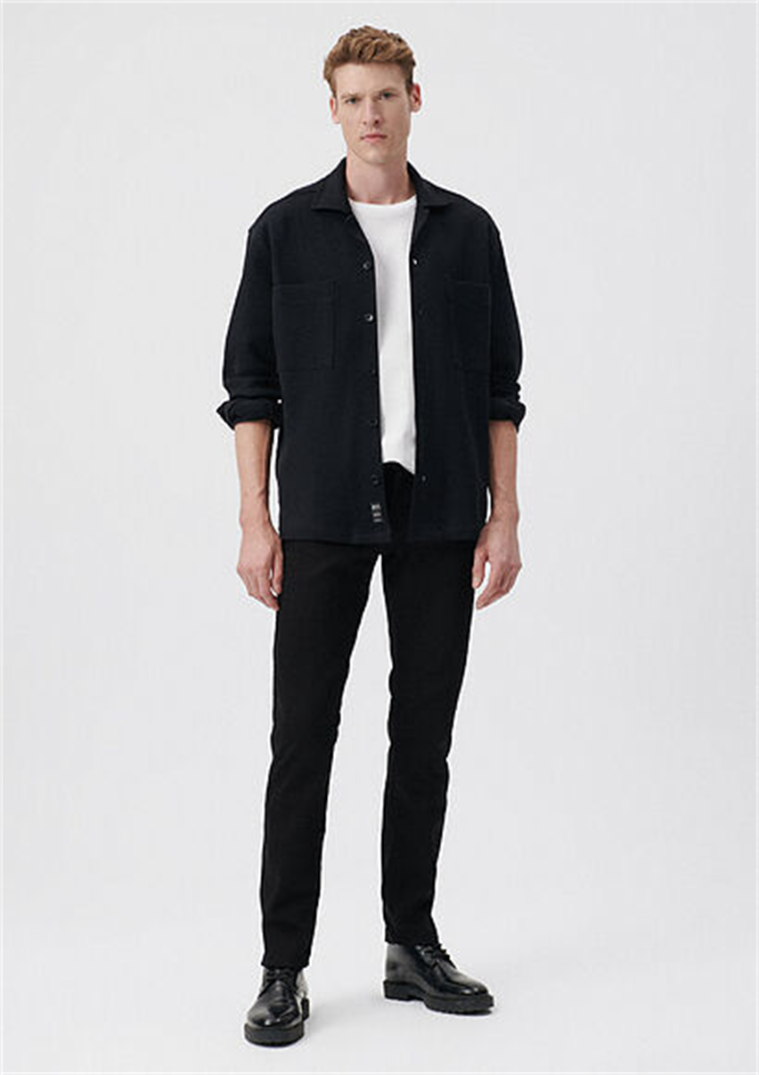 Erkek Siyah M0035133304 Marcus Slim Straight Leg