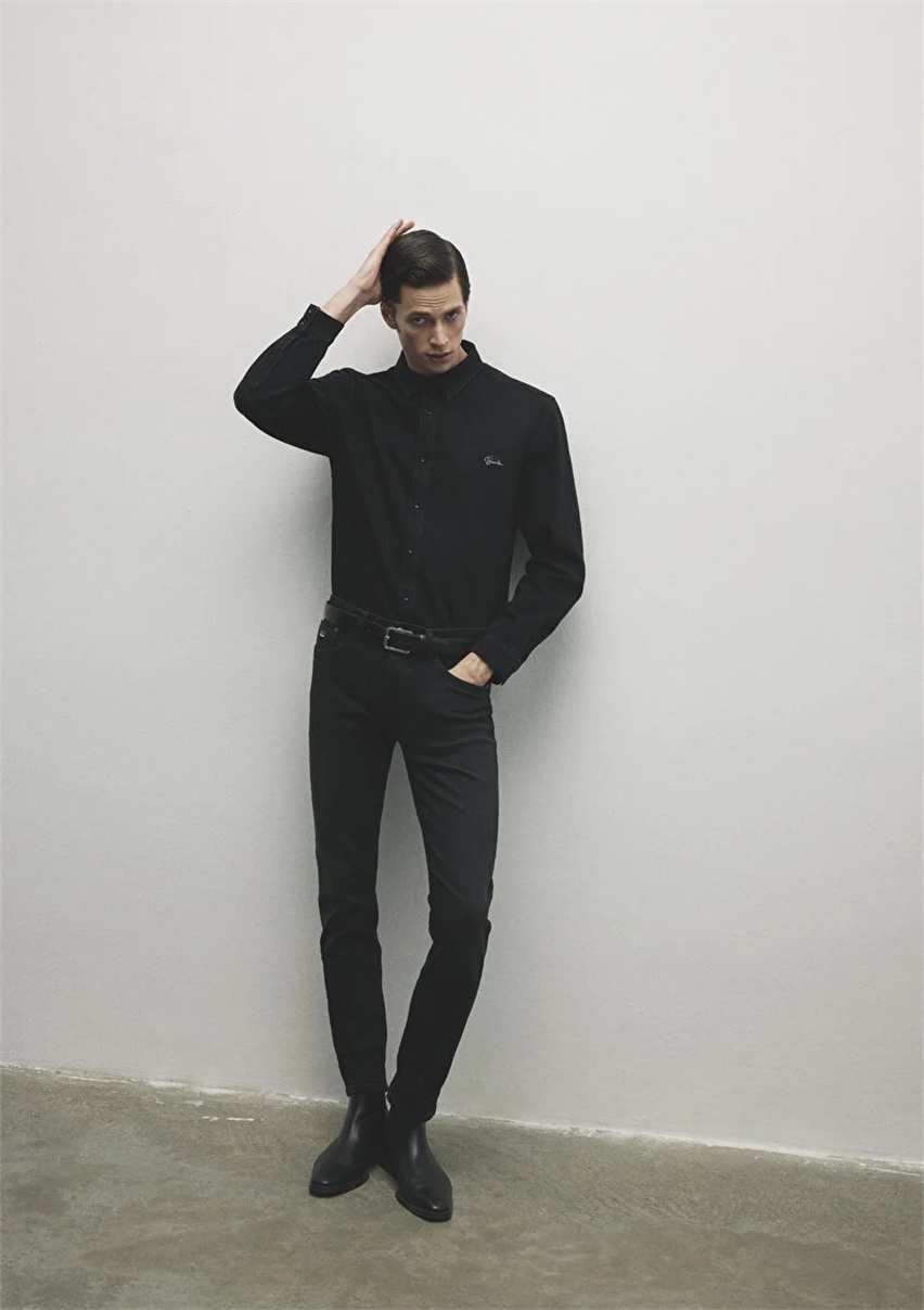 Erkek Siyah M0042286544 Jake Deep Smoke Lux Black