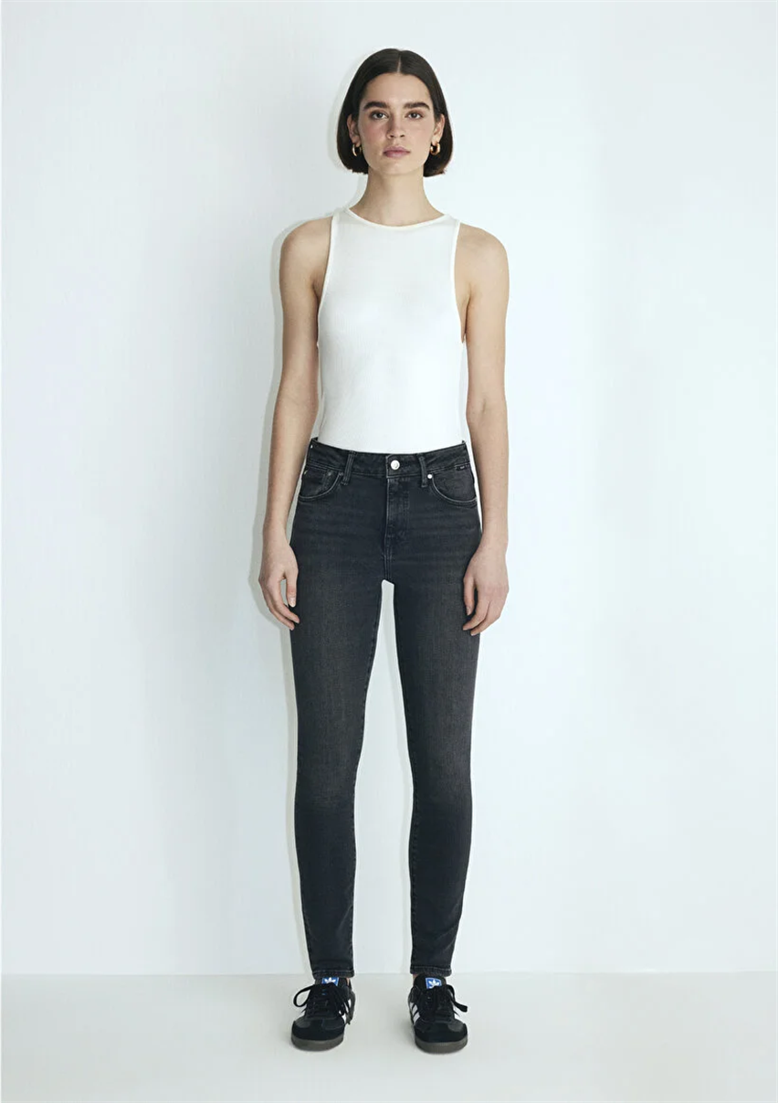 Kadın Füme M100328-86444 Tess Siknny Pantolon