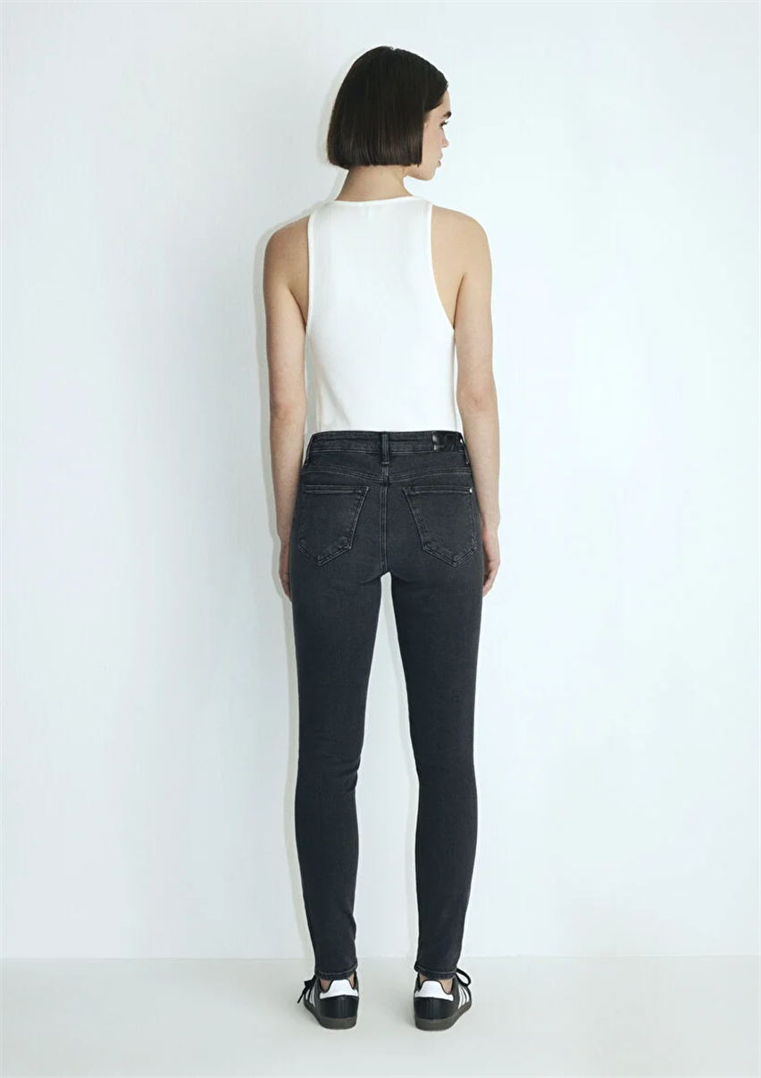 Kadın Füme M100328-86444 Tess Siknny Pantolon