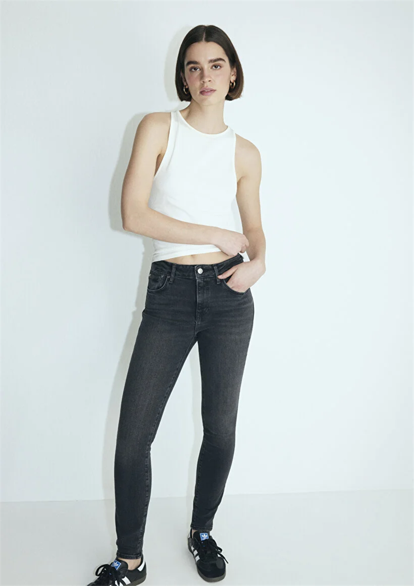 Kadın Füme M100328-86444 Tess Siknny Pantolon
