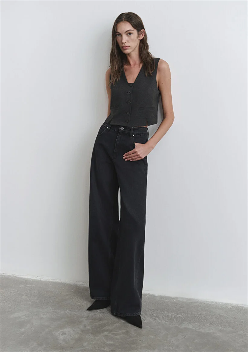 Kadın Füme M1010763-90575 Sıena Pantolon