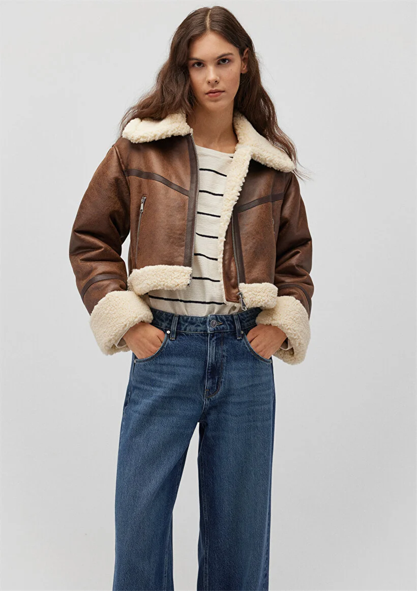 Kadın Kahve M1110462-87011 Nubuk Mont