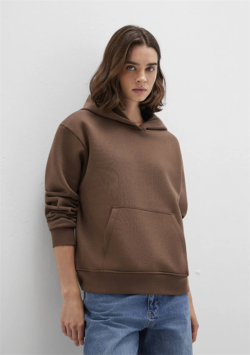 Kadın Kahve M167299-81959 Sweatshirt