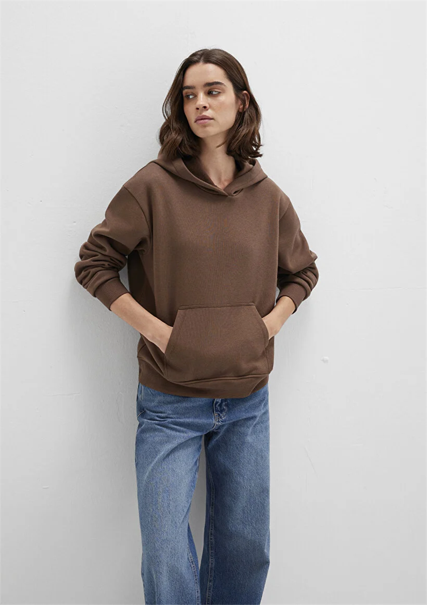 Kadın Kahve M167299-81959 Sweatshirt