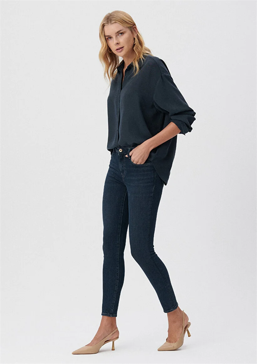 Kadın Lacivert M100328-85607 Tess Shaded Pantolon