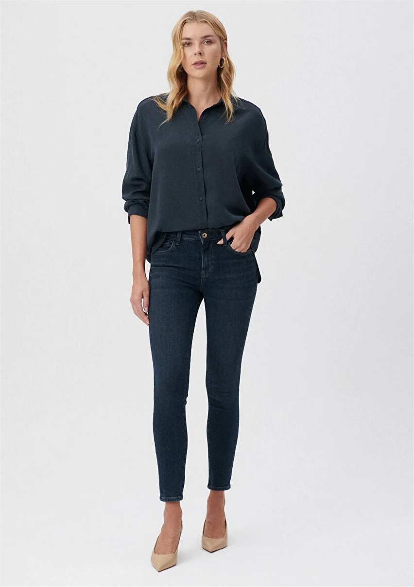 Kadın Lacivert M100328-85607 Tess Shaded Pantolon