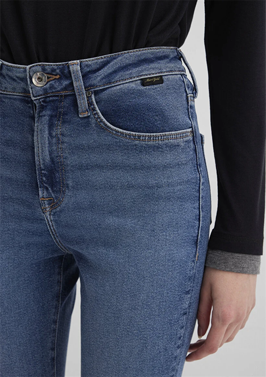 Kadın Mavi M100980-82194 Serenay Skinny Pantolon