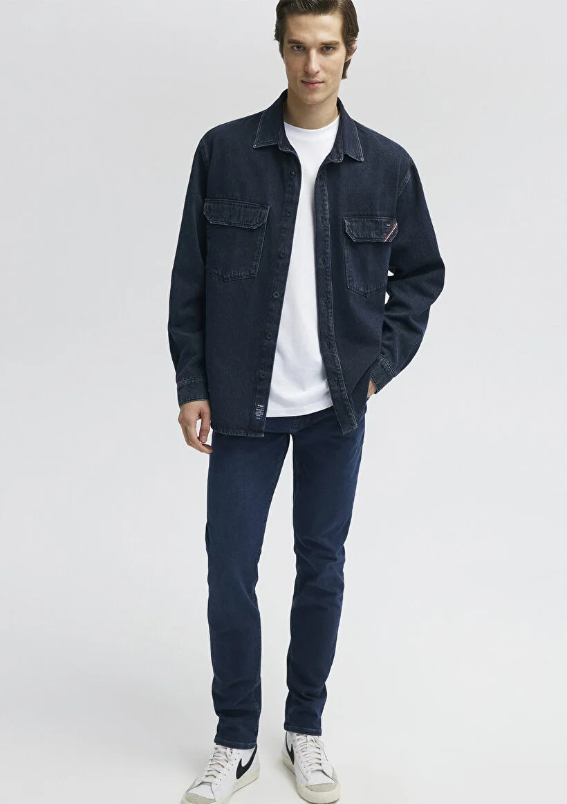 Pranga Erkek İndigo M0042286523 Jake Slim Leg Pantolon - PNT.ERK.456