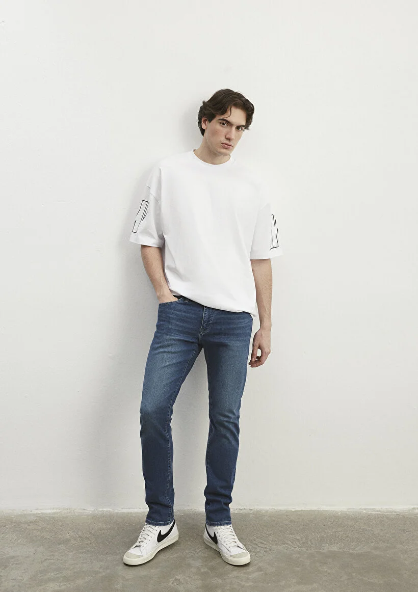 Pranga Erkek Mavi M0042286536 Jake Slim Leg - PNT.ERK.464