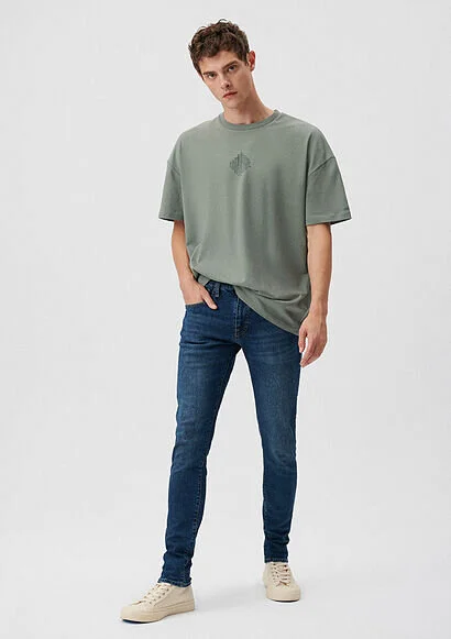 Pranga Erkek Mavi M0076285626 Leo Super Skinny - PNT.ERK.374