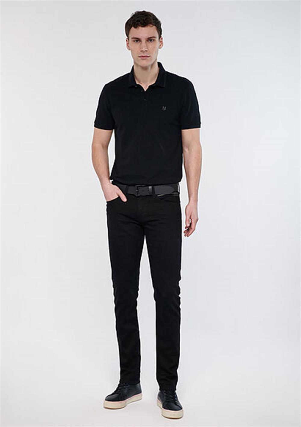 Pranga Erkek Siyah Jake Slim Leg Kot Pantolon - PNT.ERK.041