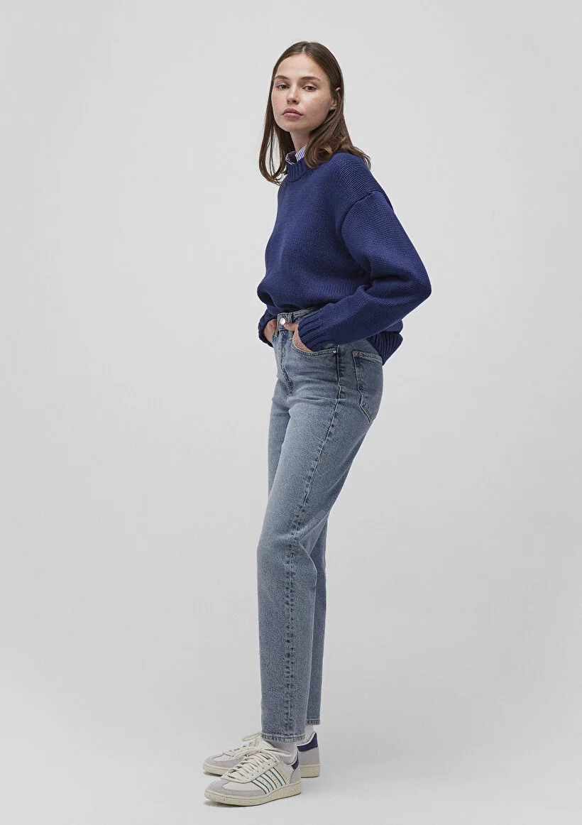 Pranga Kadın Açık Mavi M101077-30503 Star Mom Jeans - PNT.KD.0120