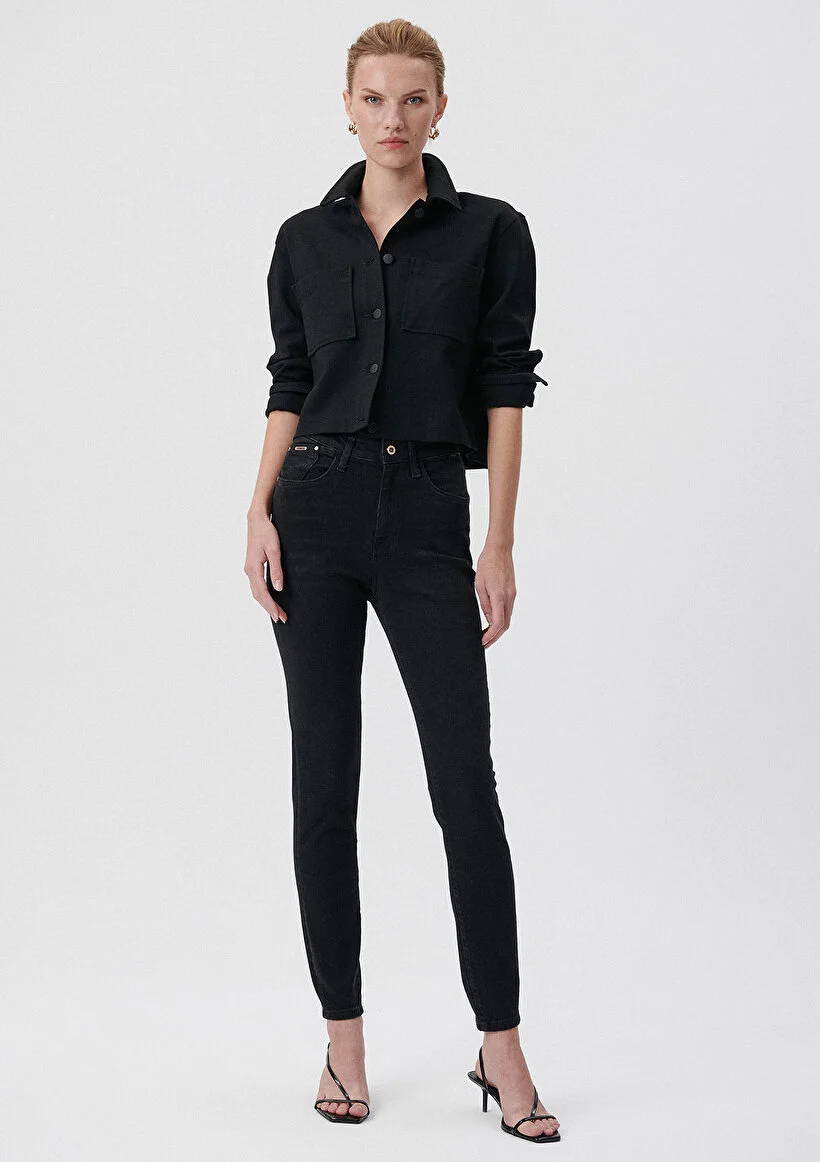Pranga Kadın Antrasit M100980-82211 Serenay Skinny Pantolon - PNT.KD.0743