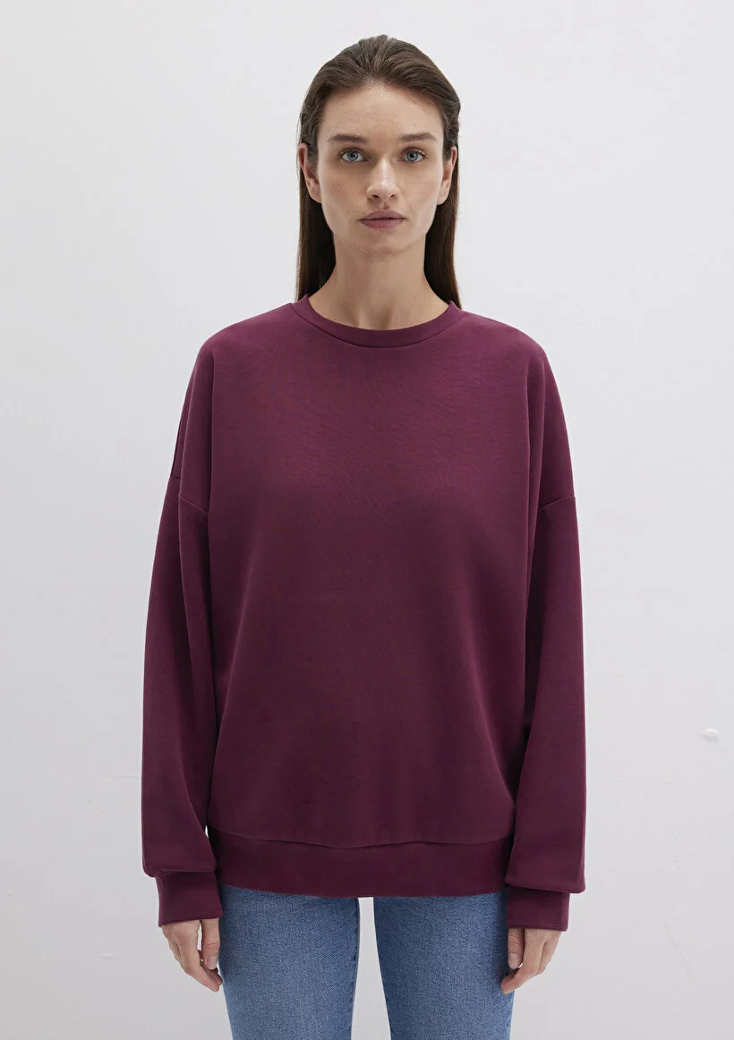 Pranga Kadın Bordo M168837-70426 Sweatshirt - SWT.KD.0291