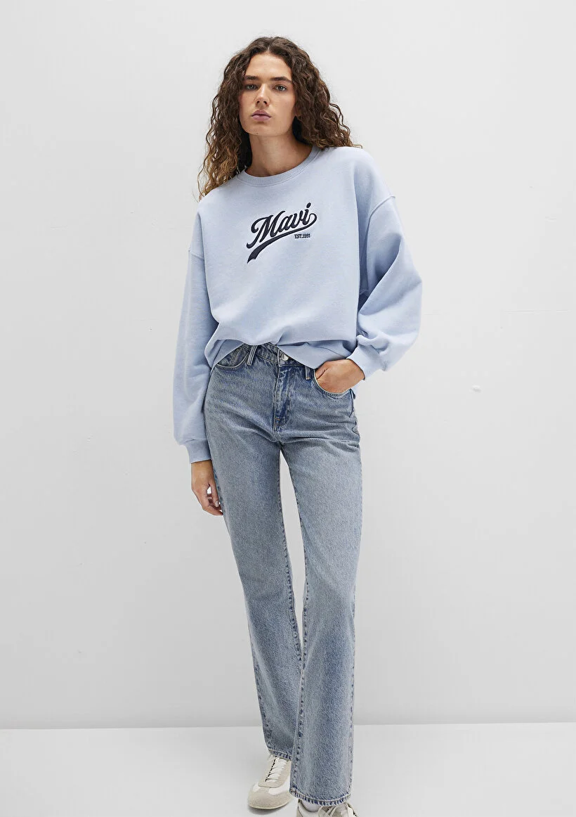 Pranga Kadın Buz Mavi M1s10419-70813 Sweatshirt - SWT.KD.0279