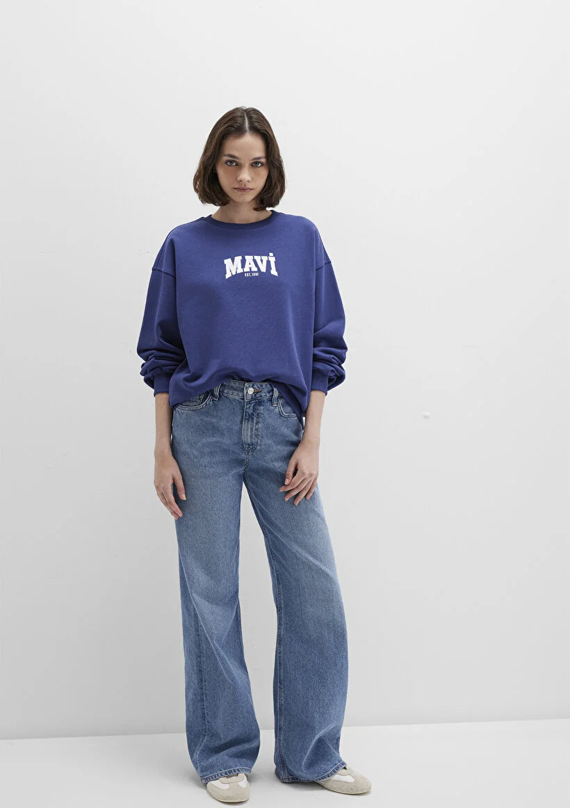 Pranga Kadın Lacivert M1s10372-70498 Sweatshirt - SWT.KD.0311