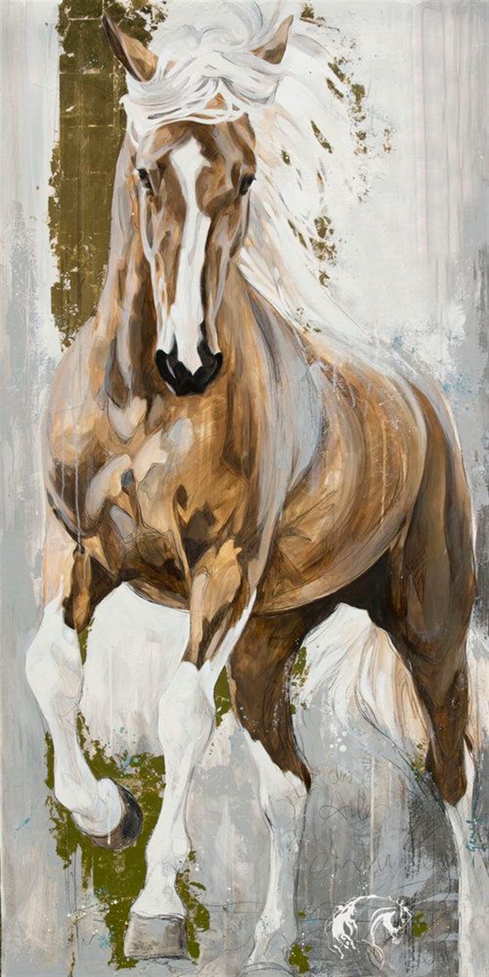 CANLILARMarcel Sanat Elmas Mozaik Tablo & Diamond Painting TurkeyM20173290Asil At Elmas Mozaik Tablo 33x66cm