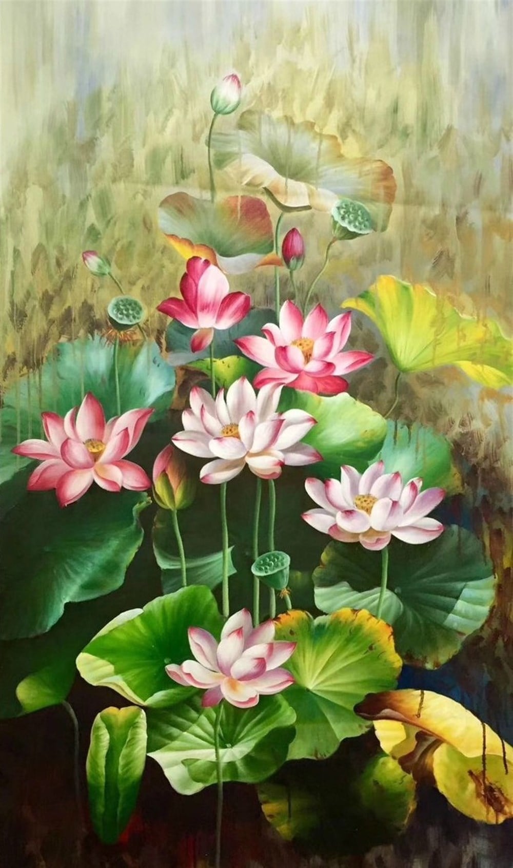 ÇİÇEKMarcel Sanat Elmas Mozaik Tablo & Diamond Painting TurkeyM20173115Marcel Sanat Elmas Mozaik Puzzle Tablo Lotus Çiçekleri 35x60 cm 