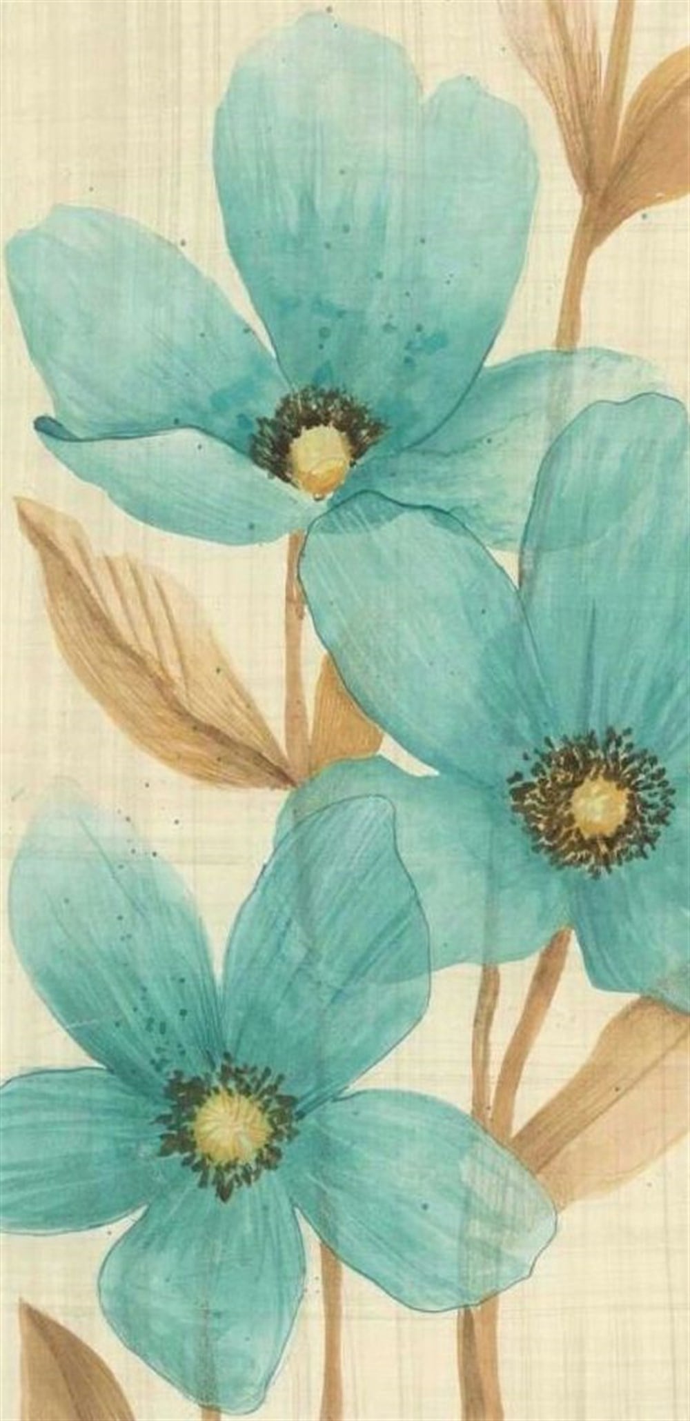 ÇİÇEKMarcel Sanat Elmas Mozaik Tablo & Diamond Painting TurkeyM20176632Mavi Krem Baskı Çiçek Marcel Sanat Elmas Mozaik Tablo 33X66cm