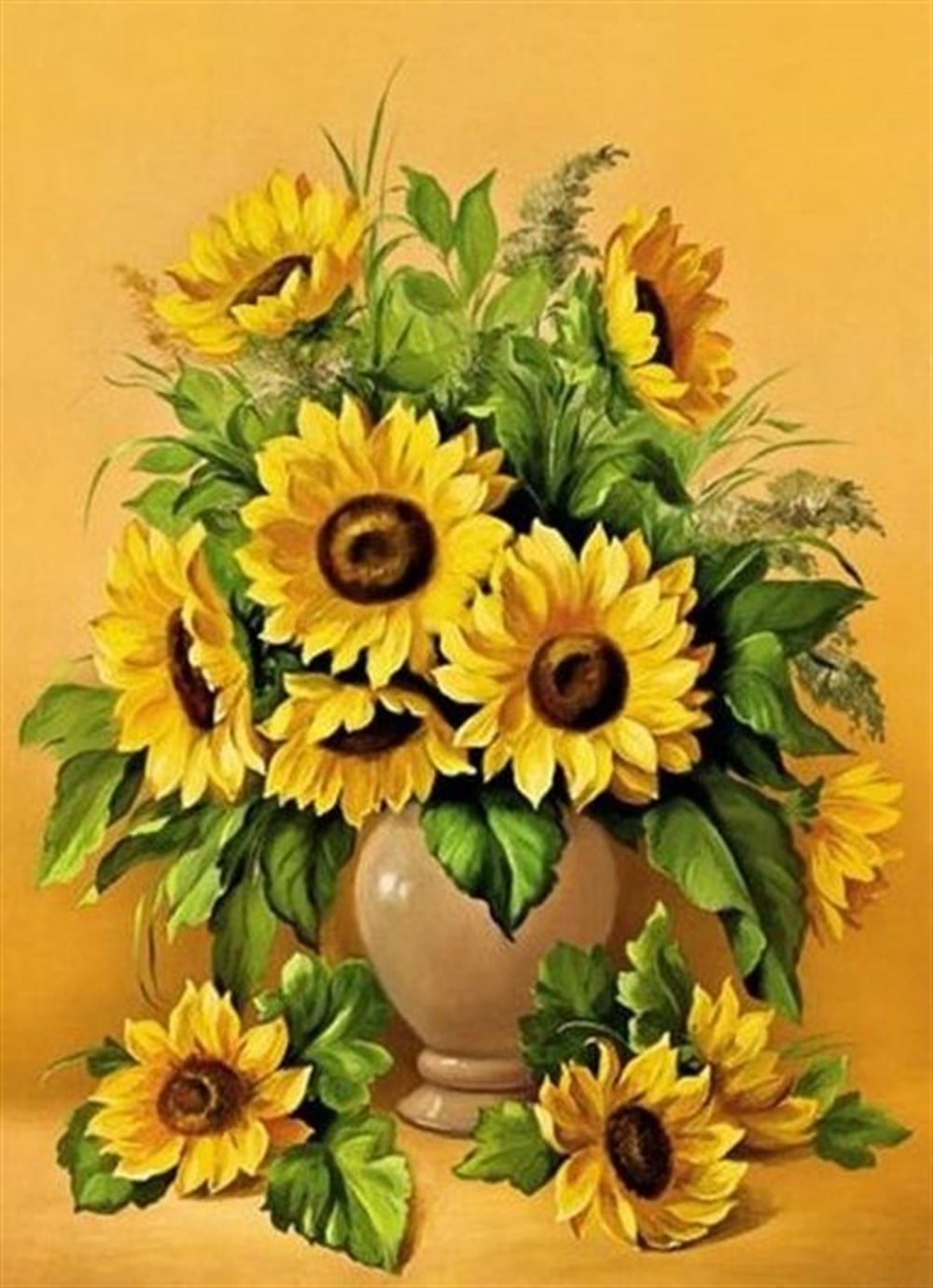 ÇİÇEKMarcel Sanat Elmas Mozaik Tablo & Diamond Painting TurkeyM20176678Vazodaki Ayçiçekleri Marcel Sanat Elmas Mozaik Tablo 36X51cm