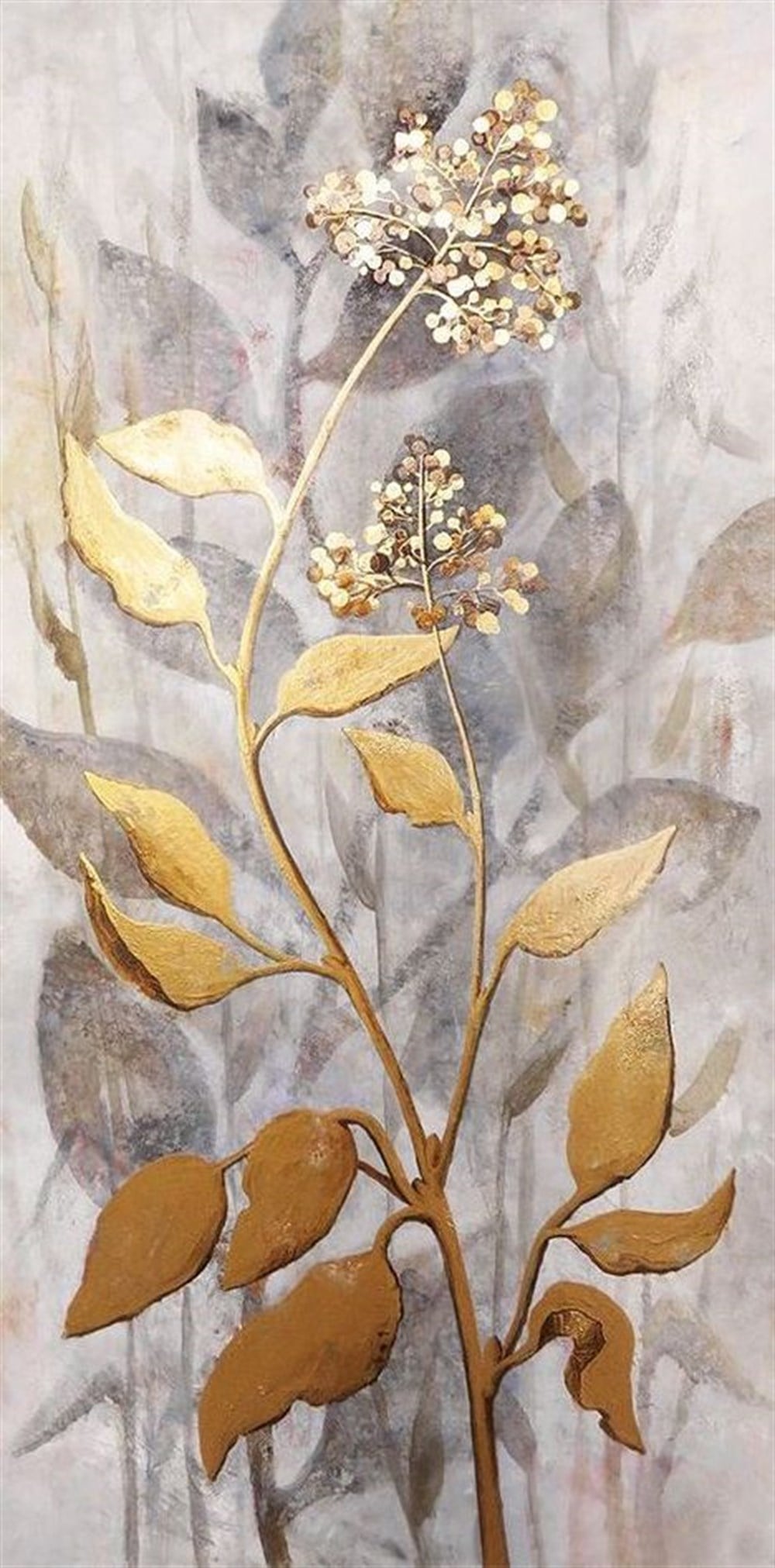 DESENMarcel Sanat Elmas Mozaik Tablo & Diamond Painting TurkeyM20176601Yaprak Desen Marcel Sanat Elmas Mozaik Tablo 38X76cm