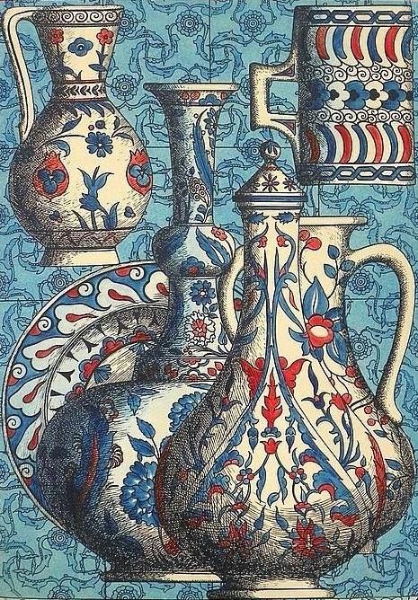 DESENMarcel Sanat Elmas Mozaik Tablo & Diamond Painting TurkeyM20176825Desenli Objeler 57x80cm-Marcel Sanat Elmas Mozaik Tablo
