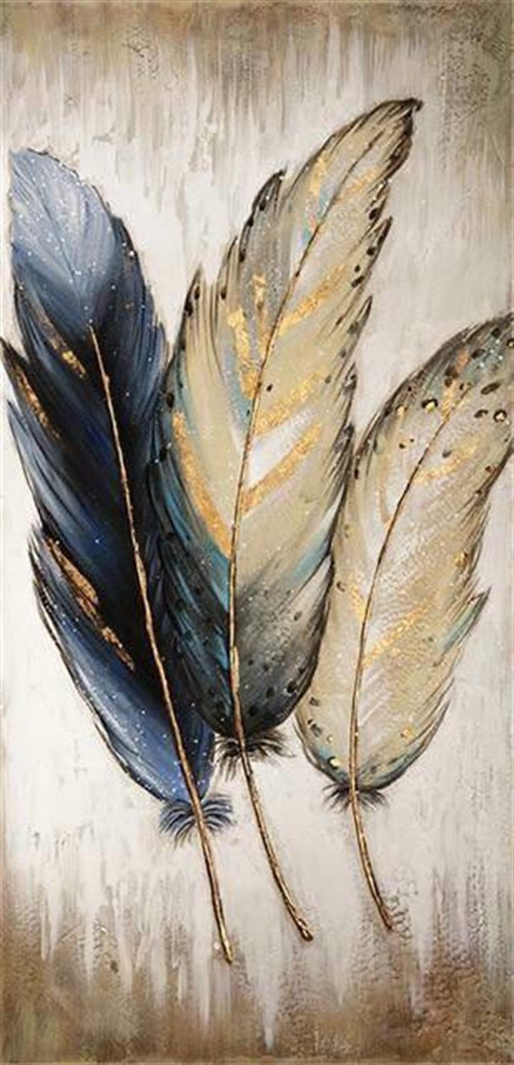 DESENMarcel Sanat Elmas Mozaik Tablo & Diamond Painting TurkeyM20173704Kuş Tüyü Marcel Sanat Elmas Mozaik Tablo 38x81cm