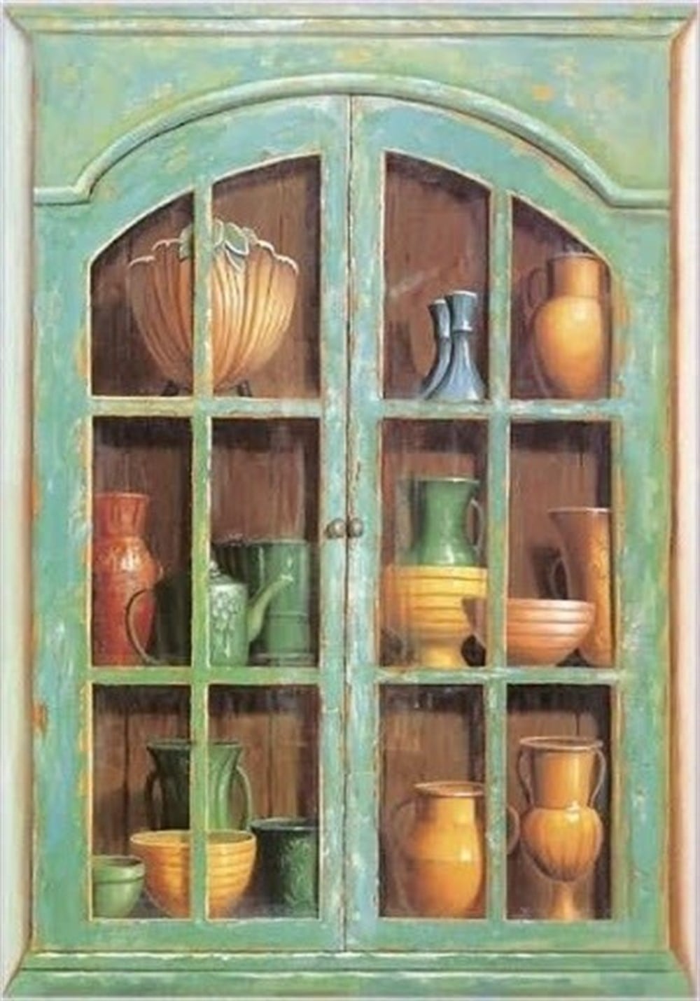 Eski Mutfaklar Elmas Mozaik Tablo