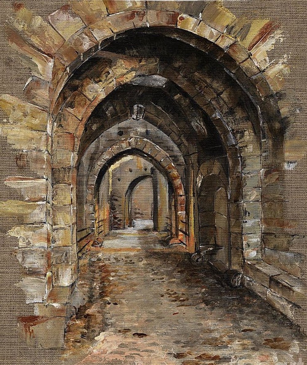 KLASİKMarcel Sanat Elmas Mozaik Tablo & Diamond Painting TurkeyM20176166Taş Duvarlar-Koridor Marcel Sanat Elmas Mozaik Tablo 64X74cm