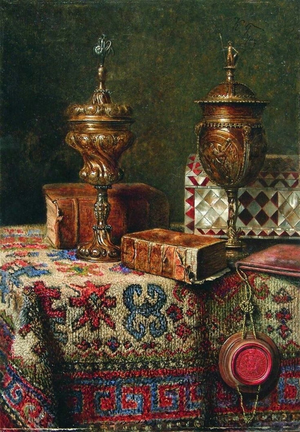 Marcel Kristal Klasik Serisi Elmas Mozaik Tablo 46x66cm