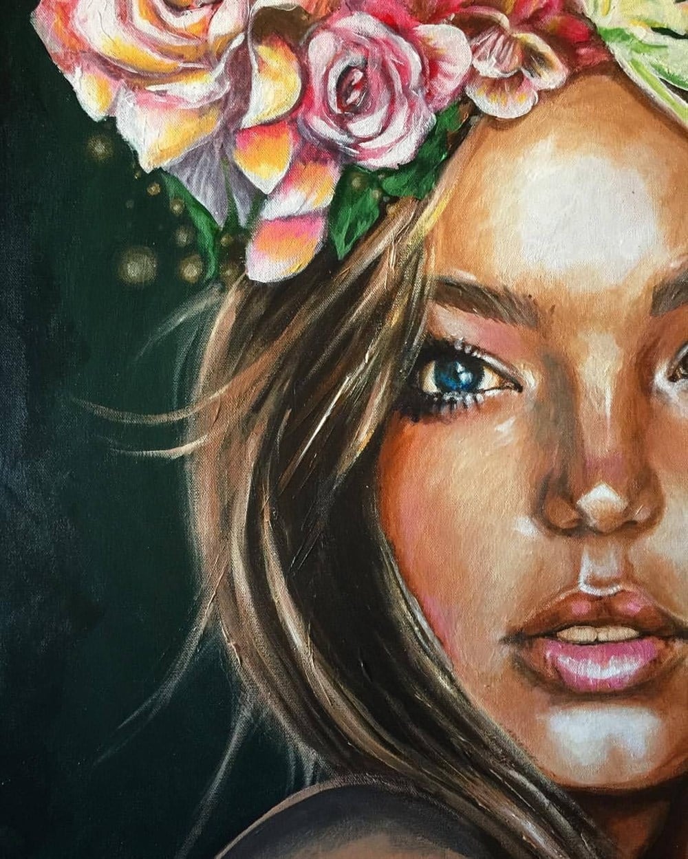 Marcel Modern Elmas Mozaik Tablo 41x51cm