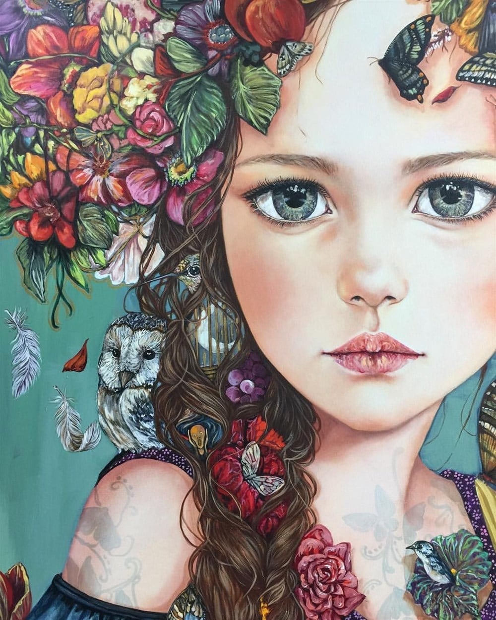 Marcel Modern Elmas Mozaik Tablo 46x56cm