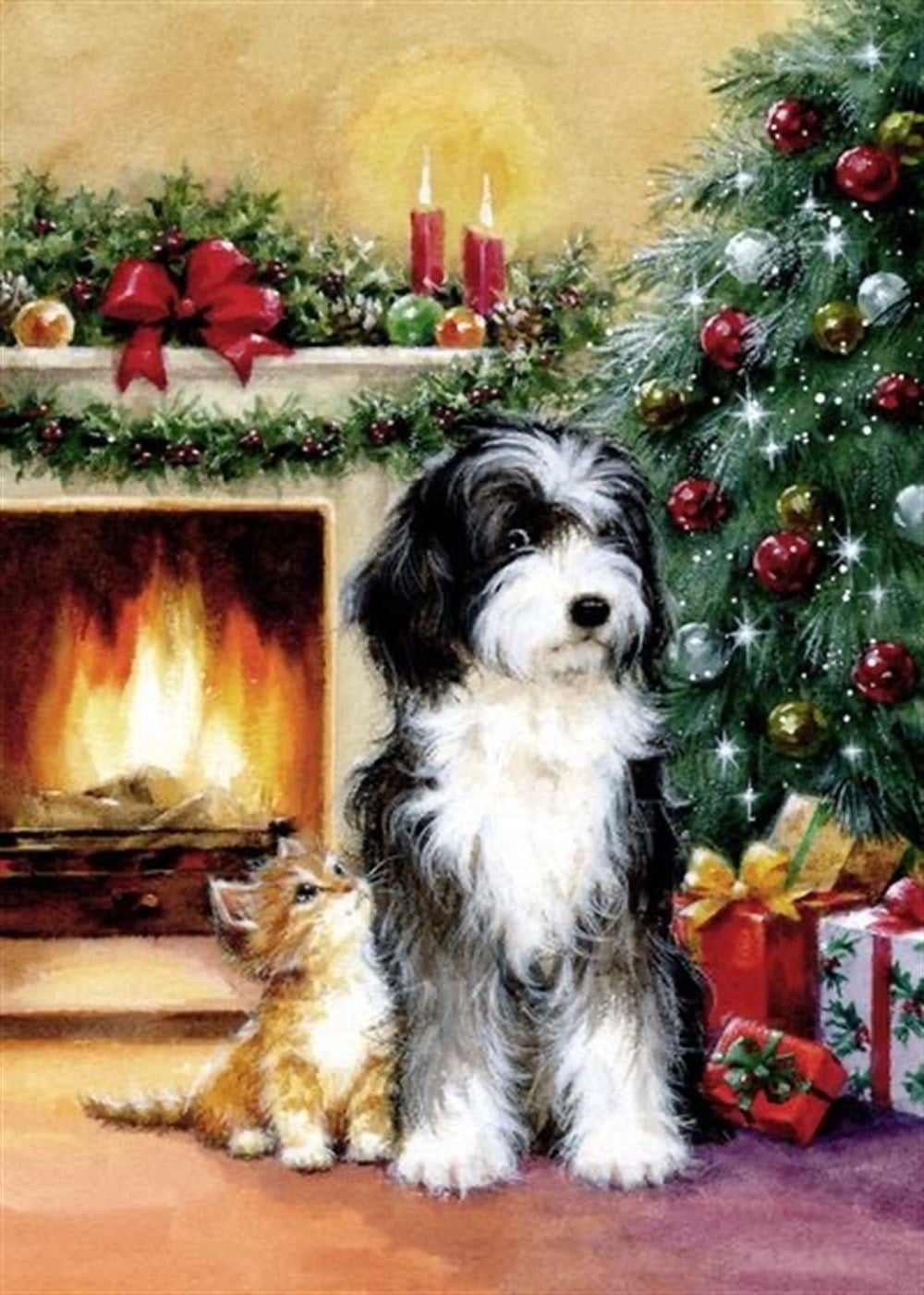Marcel Sanat Elmas Mozaik Puzzle Tablo Yılbaşı Serisi 41x56 cm