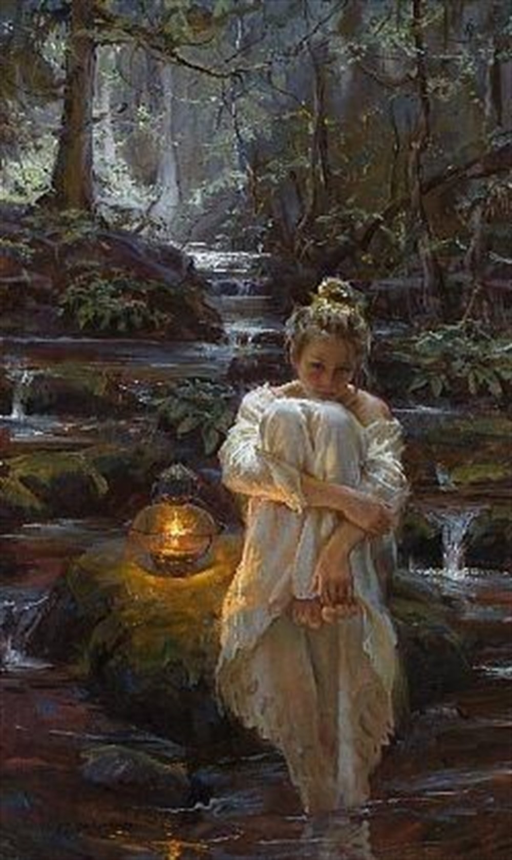 VİNTAGEMarcel Sanat Elmas Mozaik Tablo & Diamond Painting TurkeyM20173904Dere Kenarındaki Kız Marcel Sanat Elmas Mozaik Tablo 33X58cm