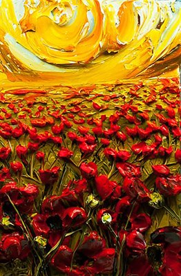 ÇİÇEK-AĞAÇMarcel Sanat Elmas Mozaik Tablo & Diamond Painting TurkeyM20173577Kırmızı Çiçek Tarlası Marcel Sanat Elmas Mozaik Tablo 48x74cm