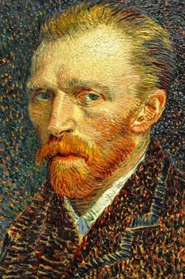 Van Gogh Portresi Elmas Mozaik Tablo 46x69cm
