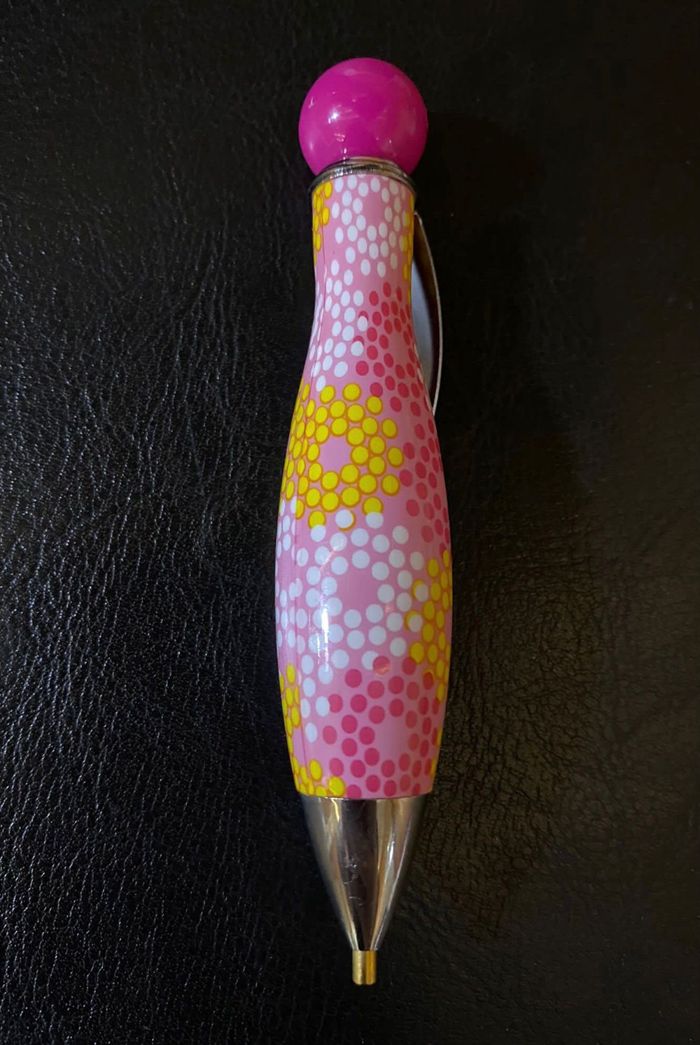 AKSESUARMarcel Sanat Elmas Mozaik Tablo & Diamond Painting TurkeyM201771AKSarı Pembe Çiçek Puantiyeli Taş Tutma Kalemi Marcel Sanat Elmas Mozaik Tablo