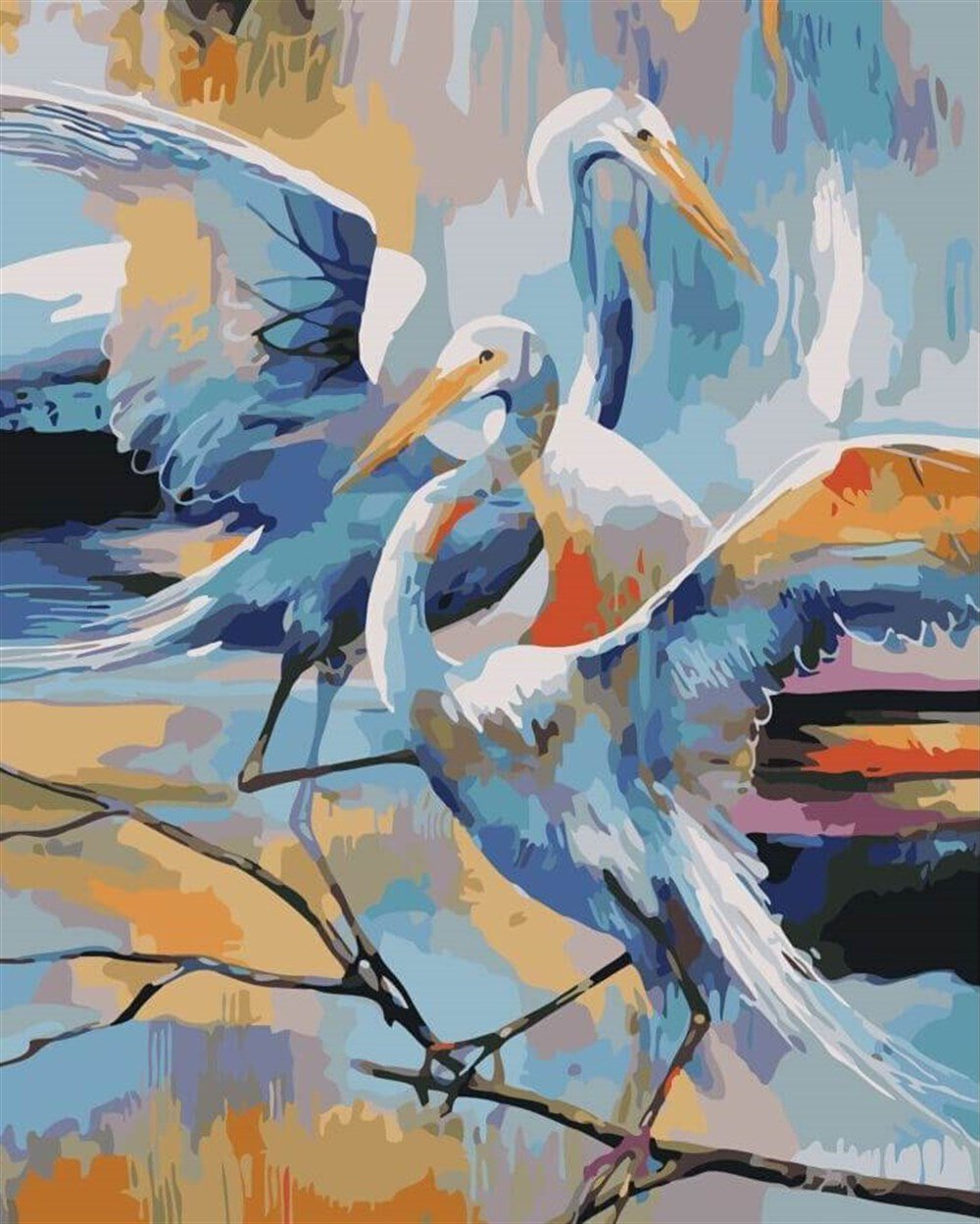 CANLIMarcel Sanat Elmas Mozaik Tablo & Diamond Painting TurkeyM20176469Desenli Leylekler Marcel Sanat Elmas Mozaik Tablo56x69cm