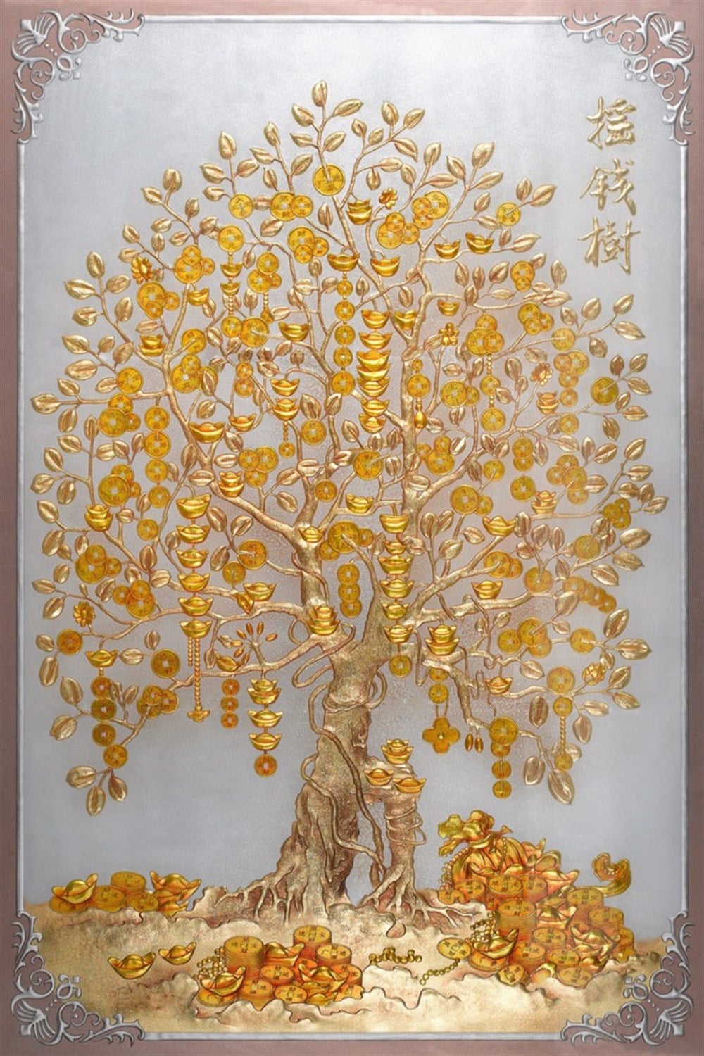ÇİÇEK-AĞAÇMarcel Sanat Elmas Mozaik Tablo & Diamond Painting TurkeyM20173354Para Ağacı-Bereket Ağacı Marcel Sanat Elmas Mozaik Tablo 58x89 cm