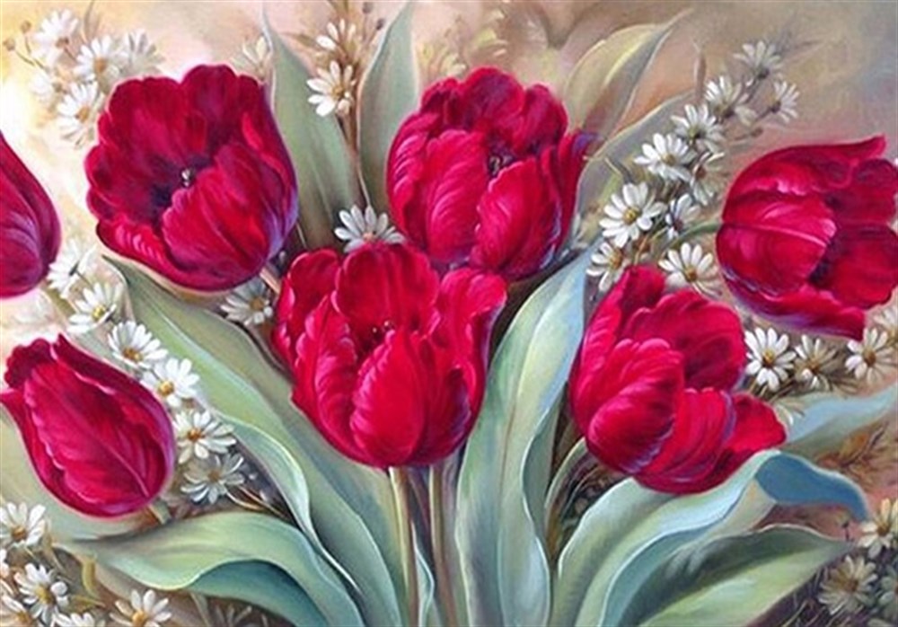 ÇİÇEK-AĞAÇMarcel Sanat Elmas Mozaik Tablo & Diamond Painting TurkeyM20174158Çiçek Güzeli Marcel Sanat Elmas Mozaik Tablo 71X51cm