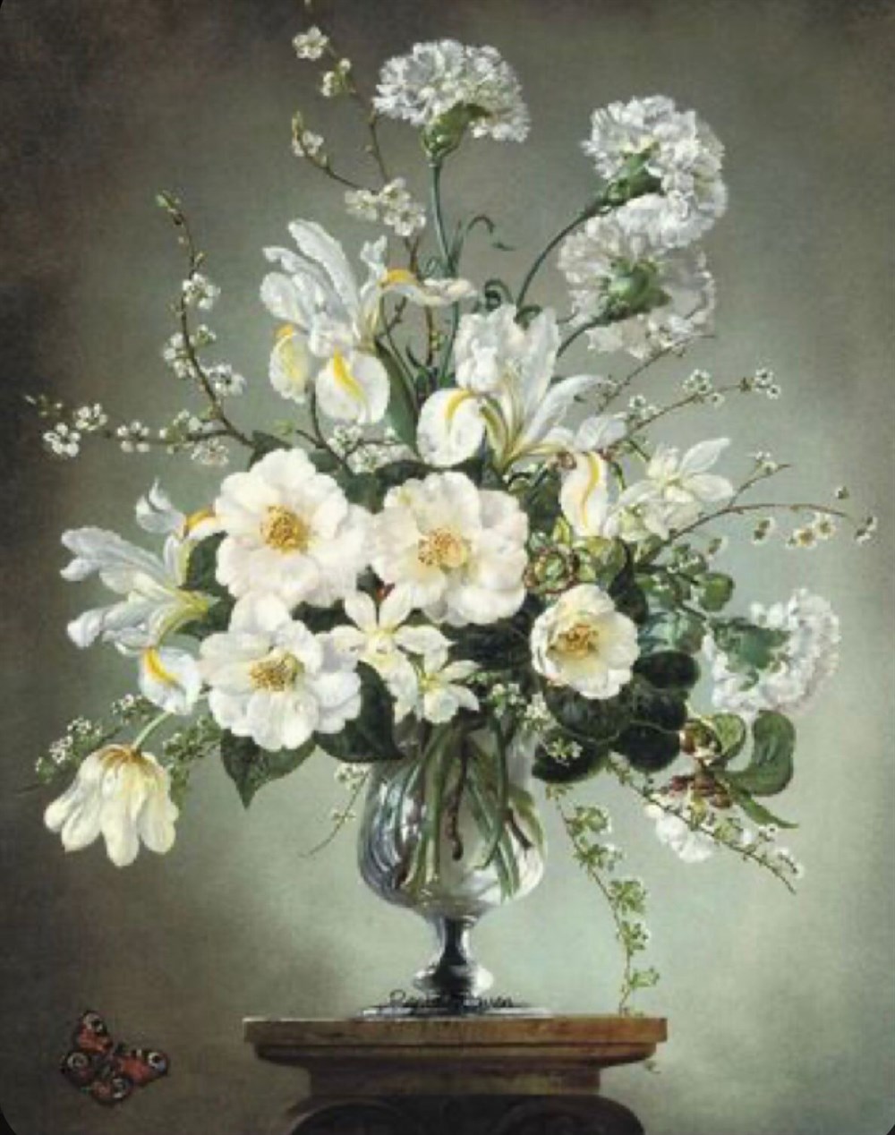 ÇİÇEK-AĞAÇMarcel Sanat Elmas Mozaik Tablo & Diamond Painting TurkeyM20173907Beyaz Narin Çiçekler Marcel Sanat Elmas Mozaik Tablo 41X51cm