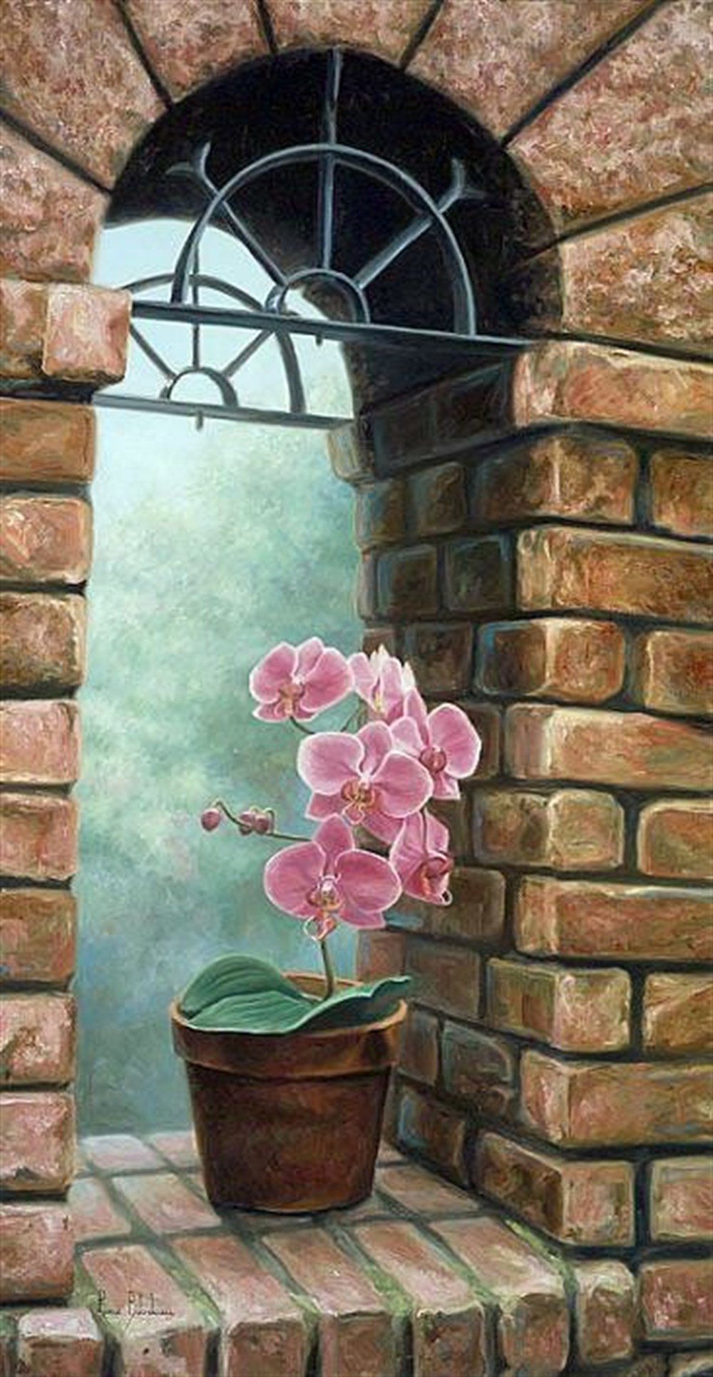 ÇİÇEK-AĞAÇMarcel Sanat Elmas Mozaik Tablo & Diamond Painting TurkeyM20173412Taş Duvar Ve Pembe Çiçek Marcel Sanat Elmas Mozaik Tablo 36x71cm