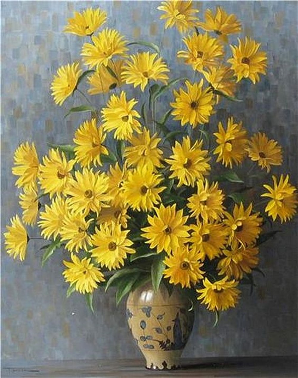 ÇİÇEKMarcel Sanat Elmas Mozaik Tablo & Diamond Painting TurkeyM20176170Sarı Canlı Çiçekler Marcel Sanat Elmas Mozaik Tablo 51x66cm