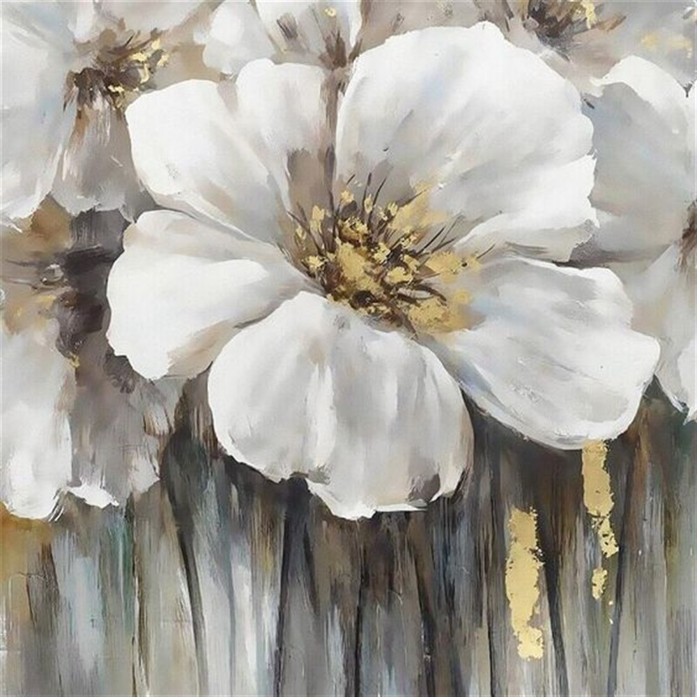 ÇİÇEKMarcel Sanat Elmas Mozaik Tablo & Diamond Painting TurkeyM20174373Beyaz Romantik Çiçek Marcel Sanat Elmas Mozaik Tablo 71x71cm