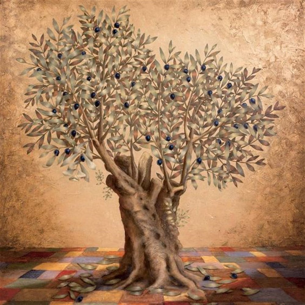 ÇİÇEKMarcel Sanat Elmas Mozaik Tablo & Diamond Painting TurkeyM20176272Zeytin Ağacı Marcel Sanat Elmas Mozaik Tablo 74x74cm