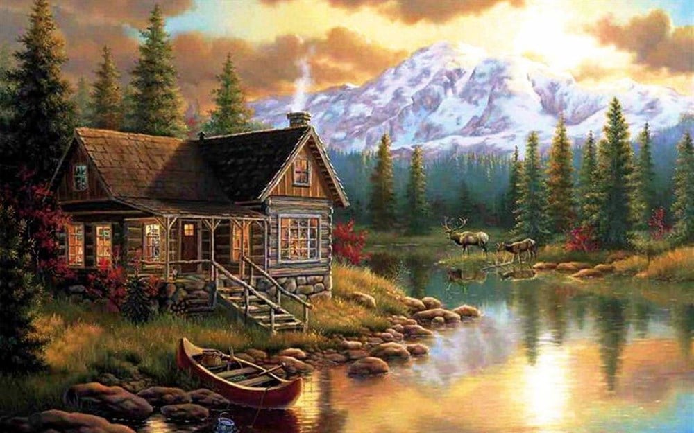 Dağ Eteğinde Dingin Akşamüstü Elmas Mozaik Tablo 66x53cm marcelsanat.com MANZARAMarcel Sanat Elmas Mozaik Tablo & Diamond Painting TurkeyM20171635Dağ Eteğinde Dingin Akşamüstü Elmas Mozaik Tablo 66x53cm